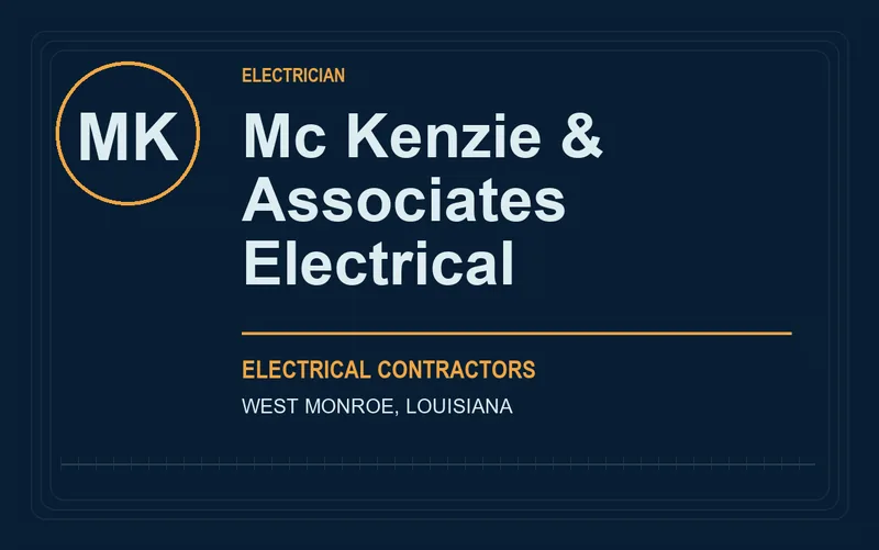 Mc Kenzie & Associates Electrical in West Monroe, Louisiana