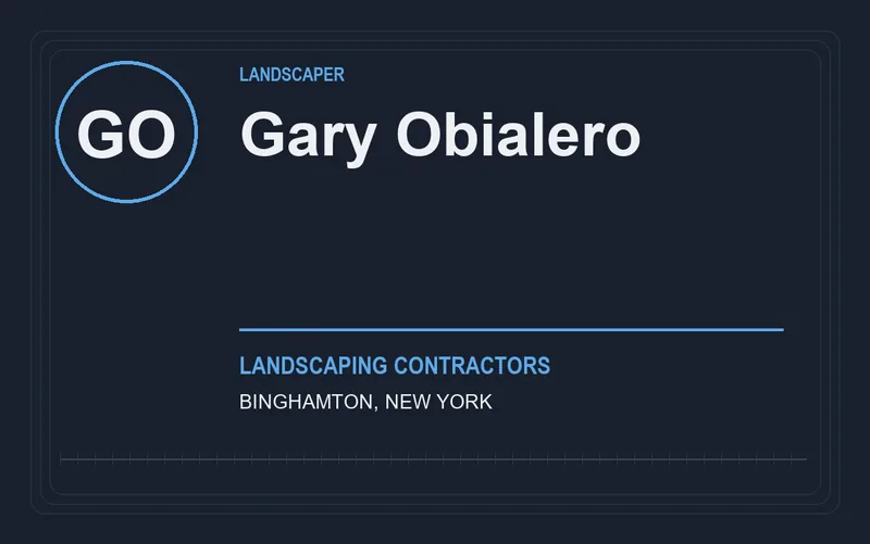 Gary Obialero in Binghamton, New York