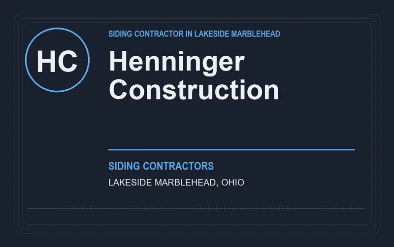 Henninger Construction in Lakeside Marblehead, Ohio
