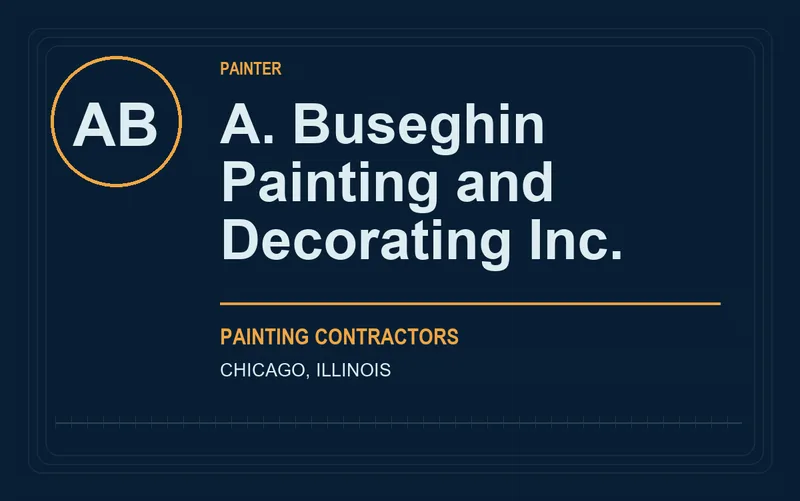 A. Buseghin Painting and Decorating Inc. in Chicago, Illinois