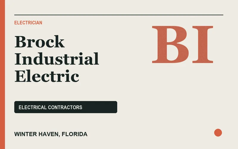 Brock Industrial Electric in Winter Haven, Florida
