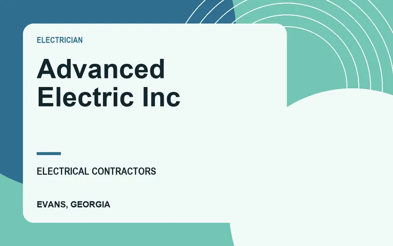 Advanced Electric Inc in Evans, Georgia