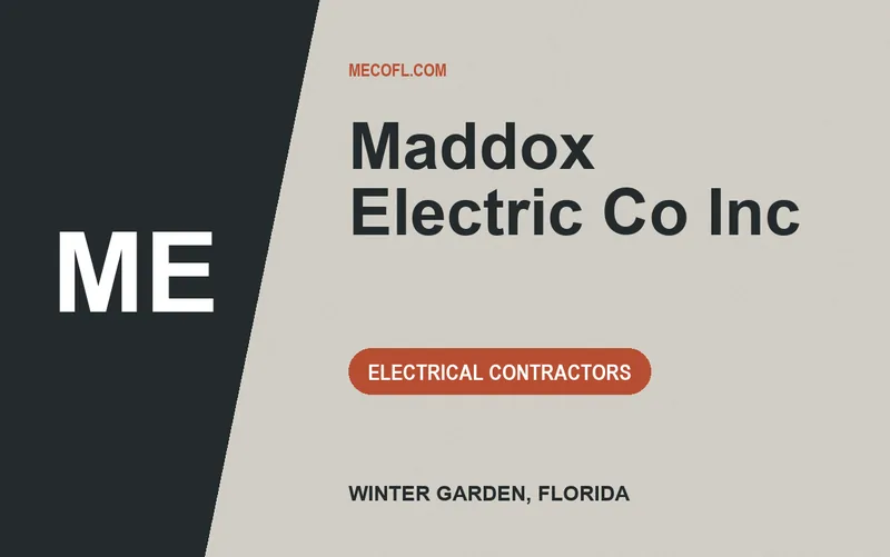 Maddox Electric Co Inc in Winter Garden, Florida