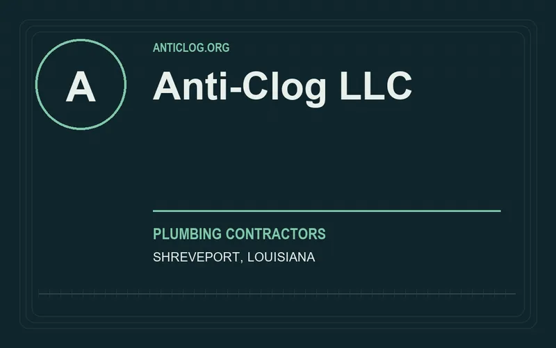 ANTI-CLOG LLC in Shreveport, Louisiana