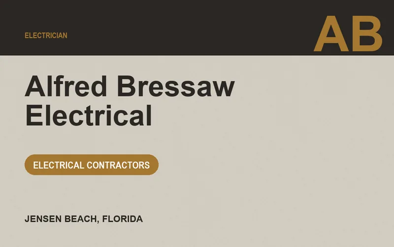 Alfred Bressaw Electrical in Jensen Beach, Florida