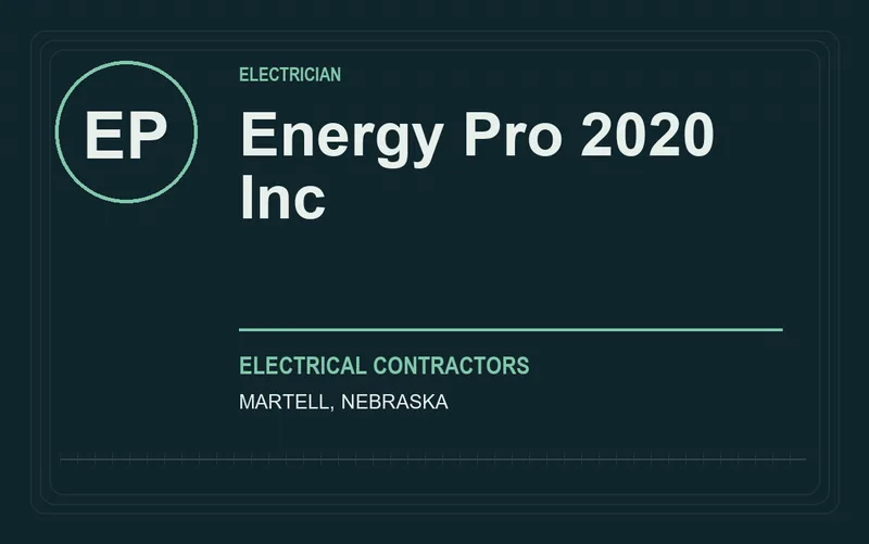 Energy Pro 2020 Inc in Martell, Nebraska