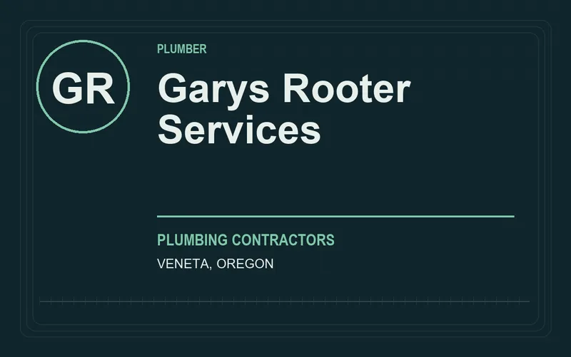 Garys Rooter Services in Veneta, Oregon