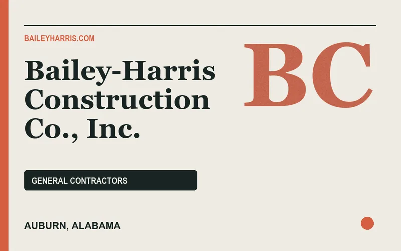 Bailey-Harris Construction Co., Inc. in Auburn, Alabama