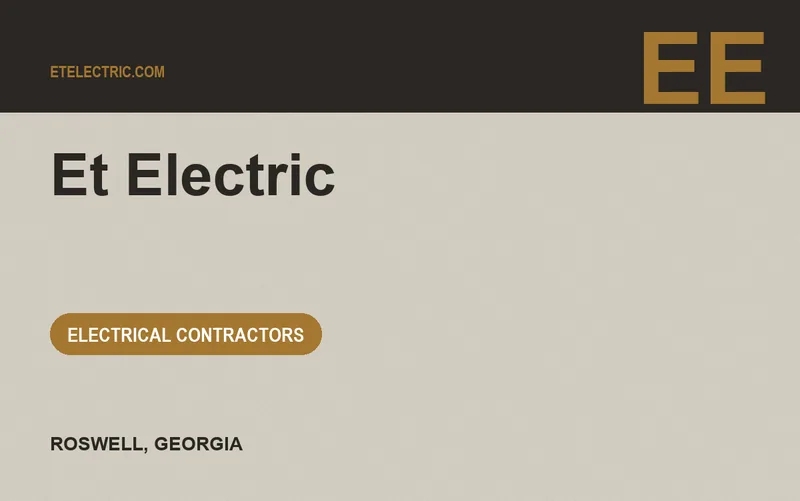 et electric in Roswell, Georgia