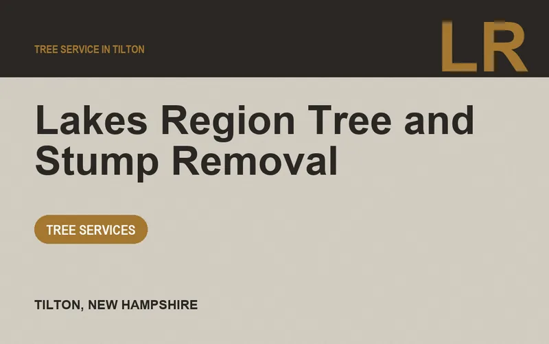 Lakes Region Tree and Stump Removal in Tilton, New Hampshire