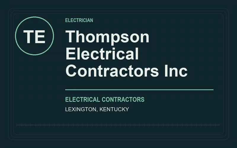 Thompson Electrical Contractors Inc in Lexington, Kentucky