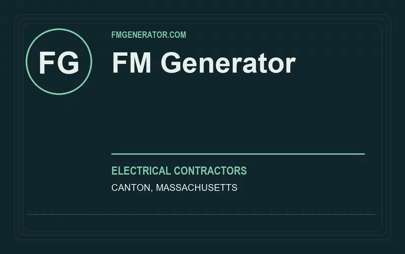 FM Generator in Canton, Massachusetts