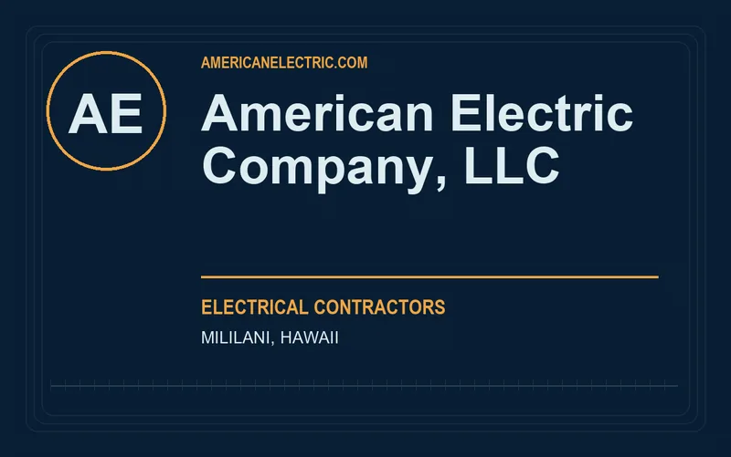 American Electric Company, LLC in Mililani, Hawaii
