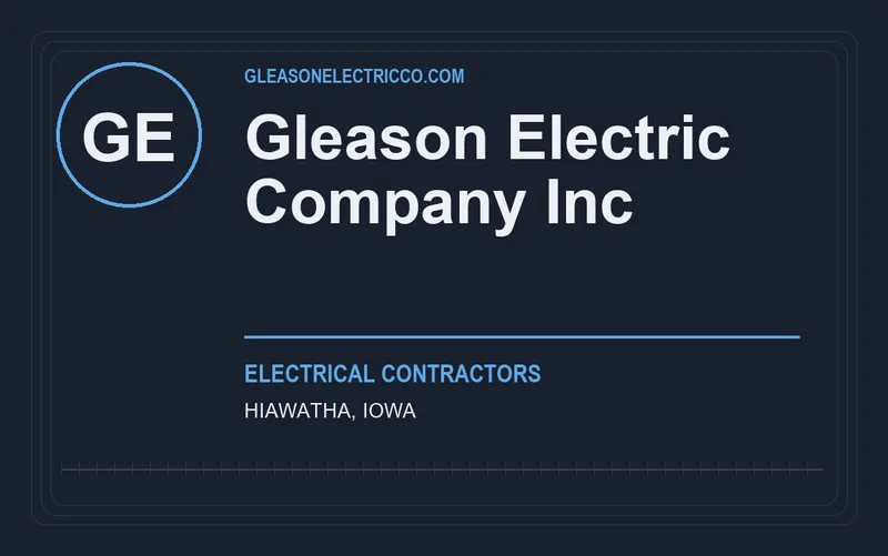Gleason Electric Company Inc in Hiawatha, Iowa