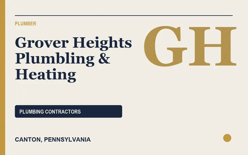 Grover Heights Plumbling & Heating in Canton, Pennsylvania