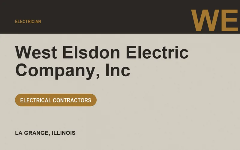 West Elsdon Electric Company, Inc in La Grange, Illinois