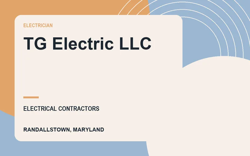 TG Electric LLC in Randallstown, Maryland