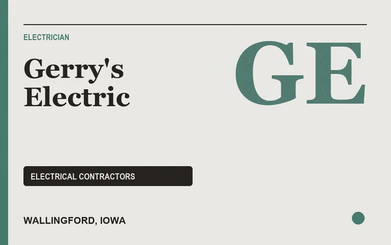Gerry's Electric in Wallingford, Iowa