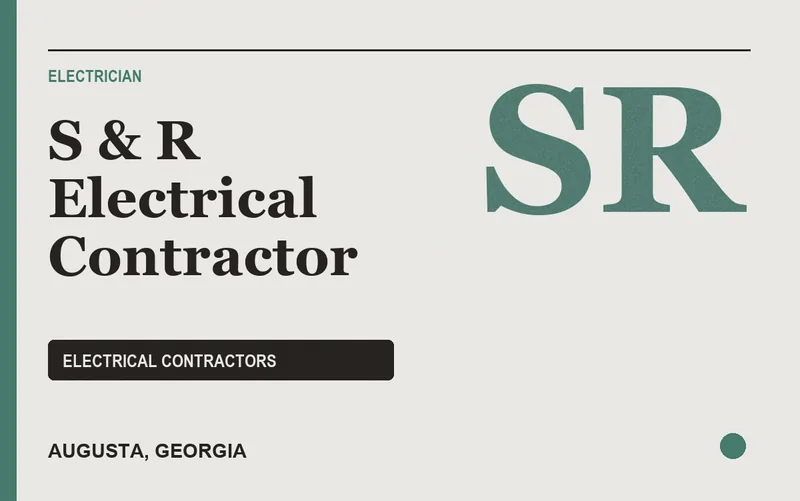 S & R Electrical Contractor in Augusta, Georgia