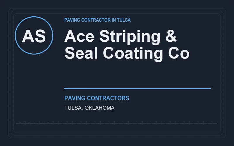 Ace Striping & Seal Coating Co in Tulsa, Oklahoma