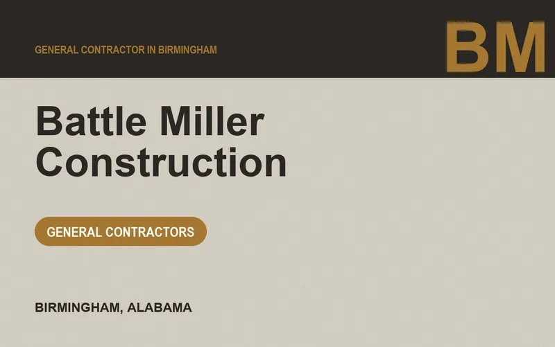 Battle Miller Construction in Birmingham, Alabama