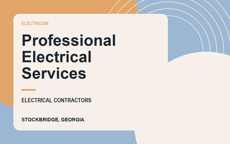 Professional Electrical Services in Stockbridge, Georgia