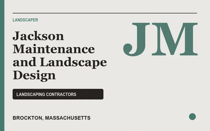 Jackson Maintenance and Landscape Design in Brockton, Massachusetts