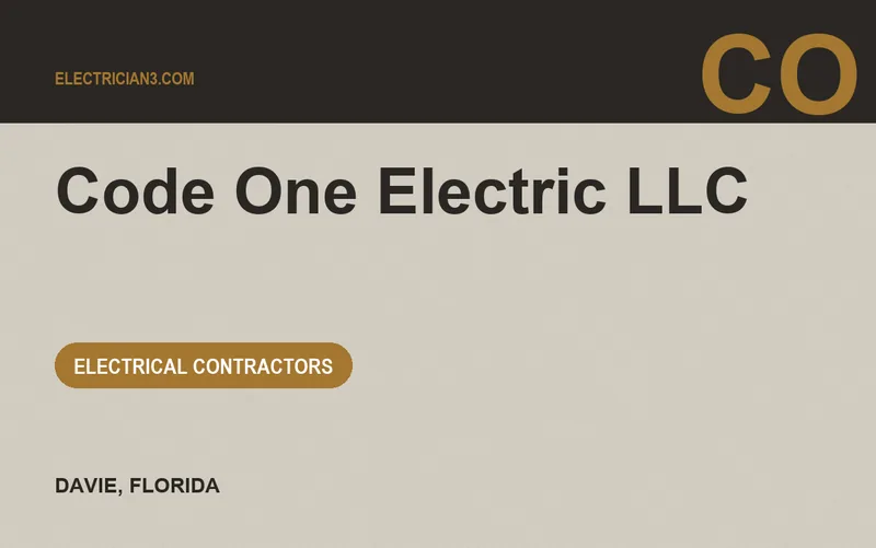 Code One Electric LLC in Davie, Florida
