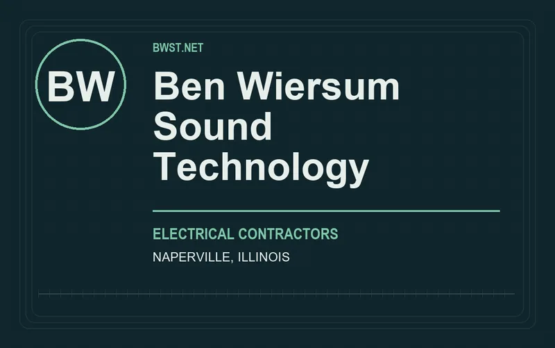 Ben Wiersum Sound Technology in Naperville, Illinois
