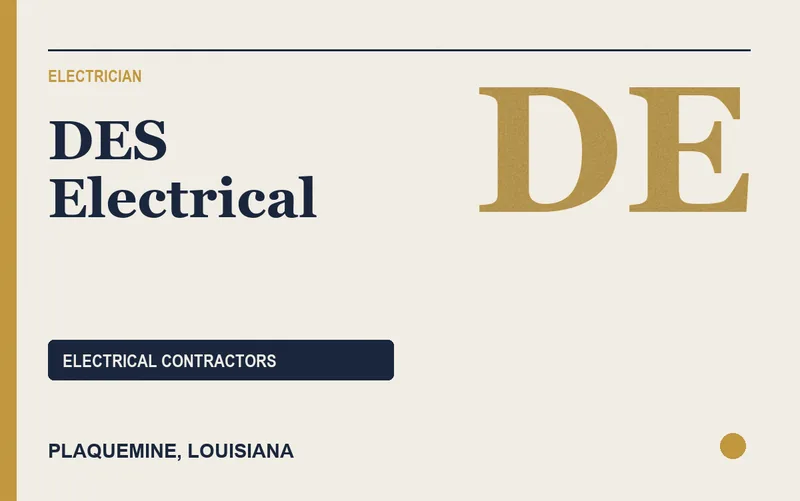 DES Electrical in Plaquemine, Louisiana