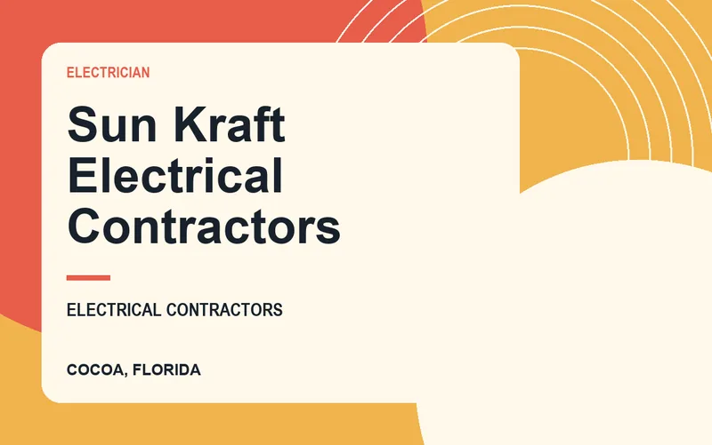 Sun Kraft Electrical Contractors in Cocoa, Florida