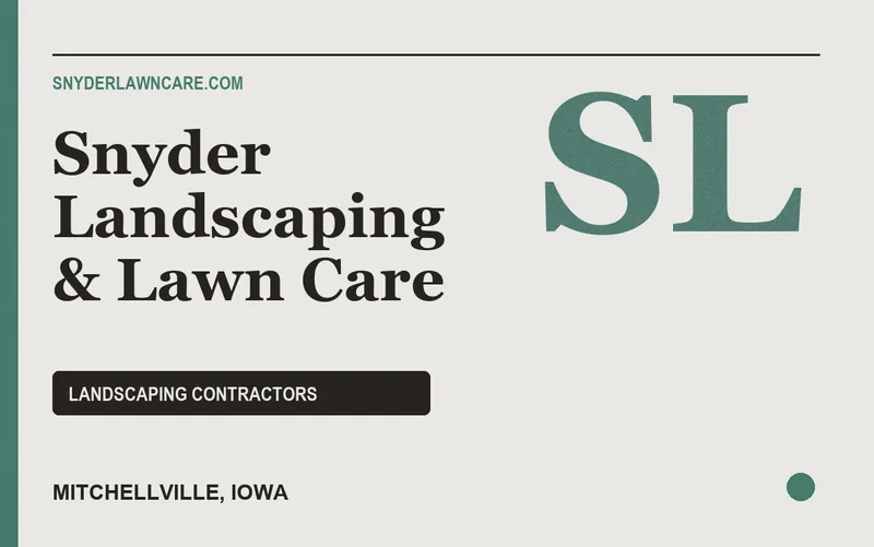 Snyder Landscaping & Lawn Care in Mitchellville, Iowa