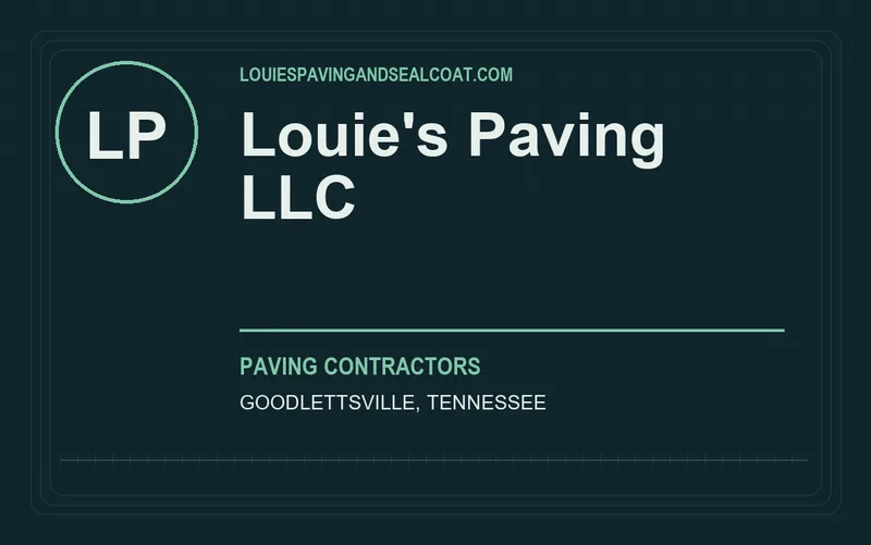 Louie's Paving LLC in Goodlettsville, Tennessee
