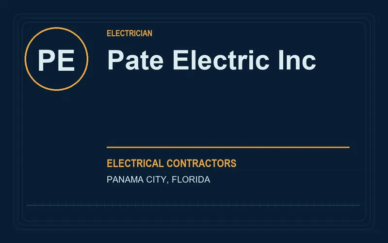 Pate Electric Inc in Panama City, Florida