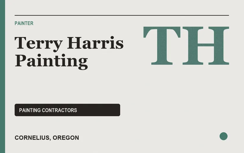 Terry Harris Painting in Cornelius, Oregon