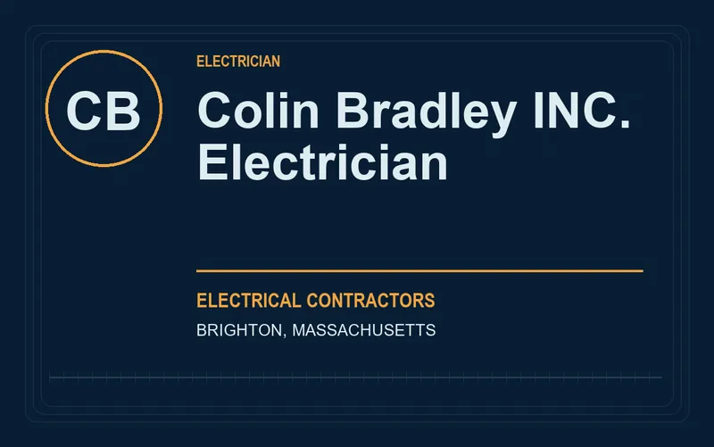 Colin Bradley INC. Electrician in Brighton, Massachusetts