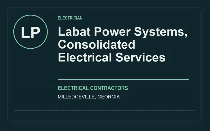 Labat Power Systems, Consolidated Electrical Services in Milledgeville, Georgia
