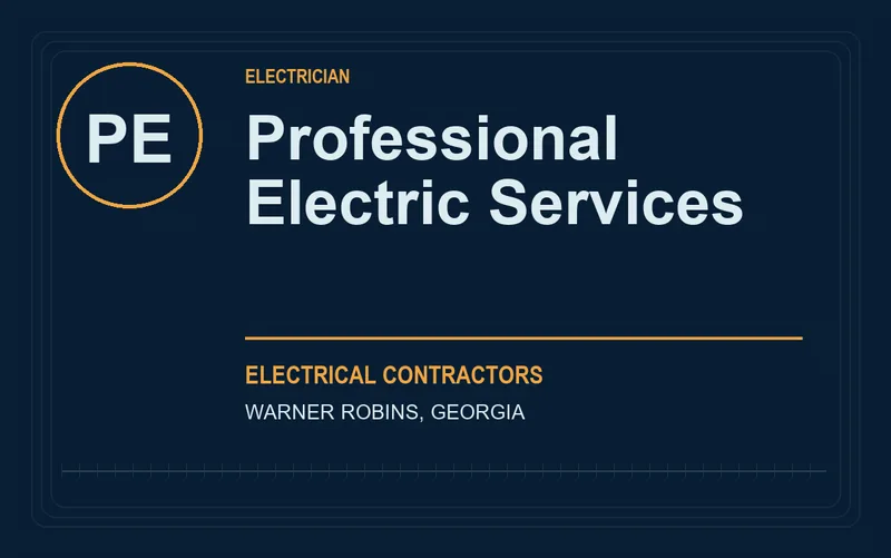 Professional Electric Services in Warner Robins, Georgia