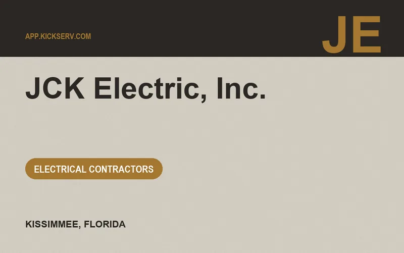 JCK Electric, Inc. in Kissimmee, Florida