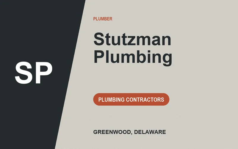 Stutzman Plumbing in Greenwood, Delaware