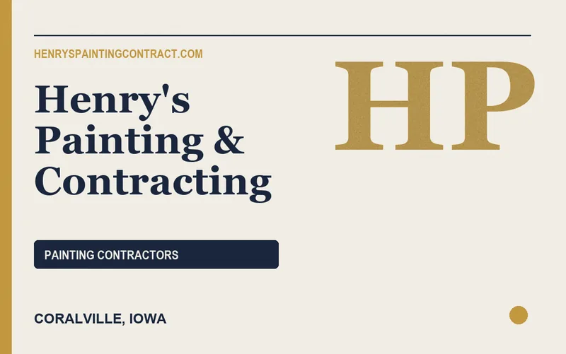 Henry's Painting & Contracting in Coralville, Iowa