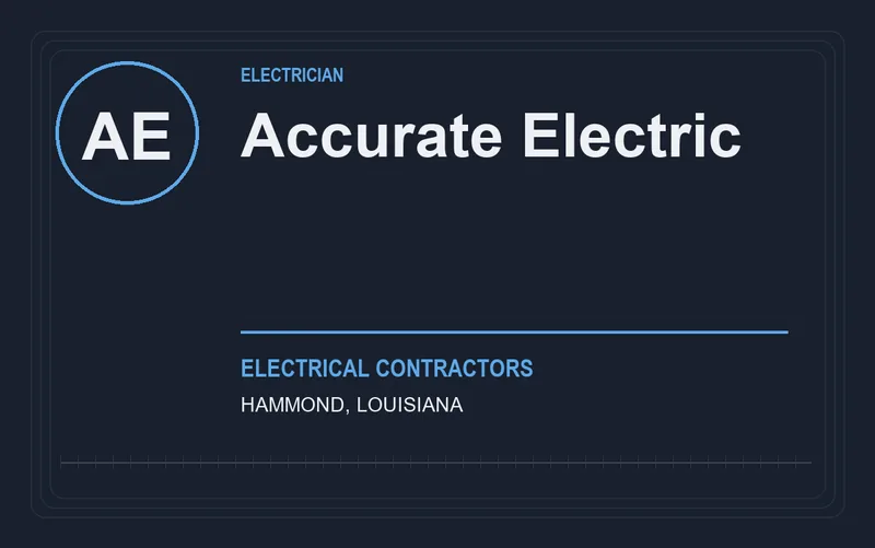 Accurate Electric in Hammond, Louisiana