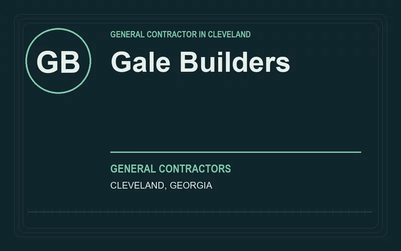 Gale Builders in Cleveland, Georgia