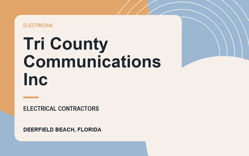 Tri County Communications Inc in Deerfield Beach, Florida