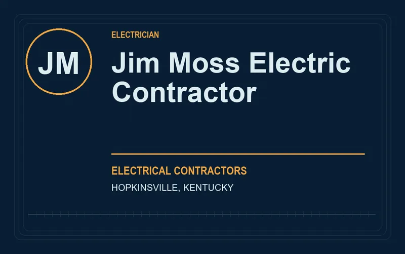 Jim Moss Electric Contractor in Hopkinsville, Kentucky