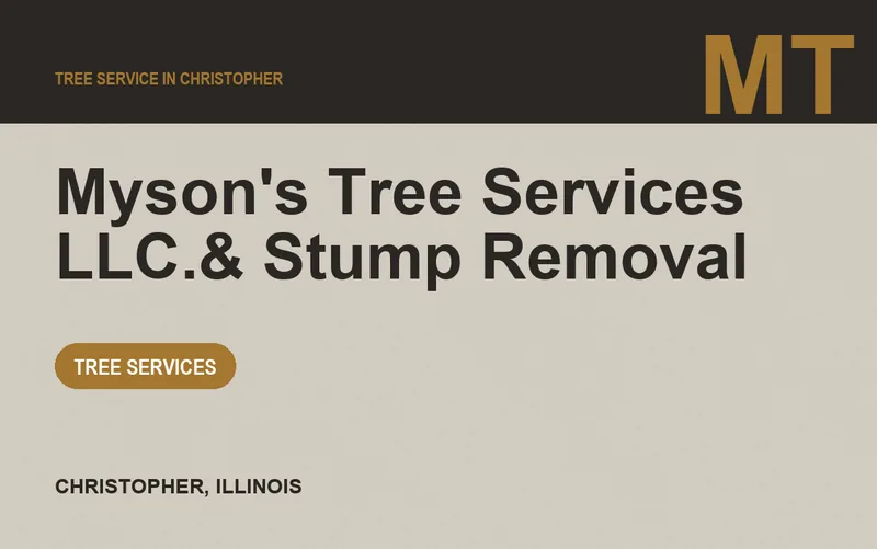 Myson's Tree Services LLC.& Stump Removal in Christopher, Illinois