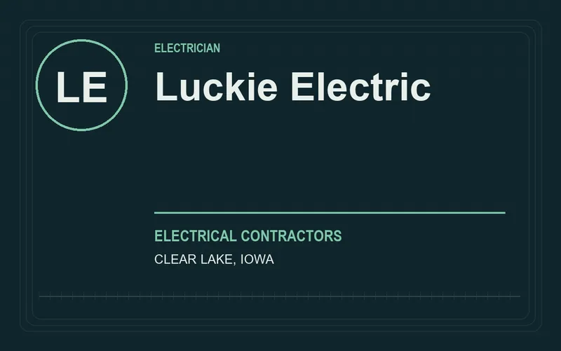Luckie Electric in Clear Lake, Iowa
