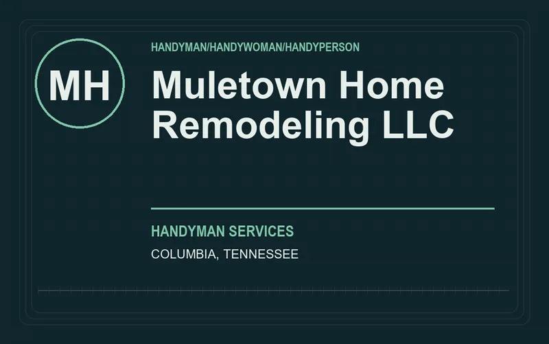 Muletown Home Remodeling LLC in Columbia, Tennessee