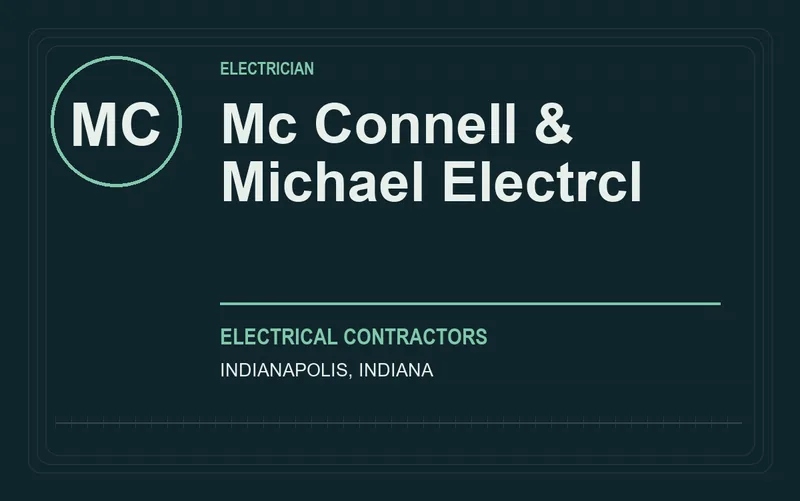 Mc Connell & Michael Electrcl in Indianapolis, Indiana