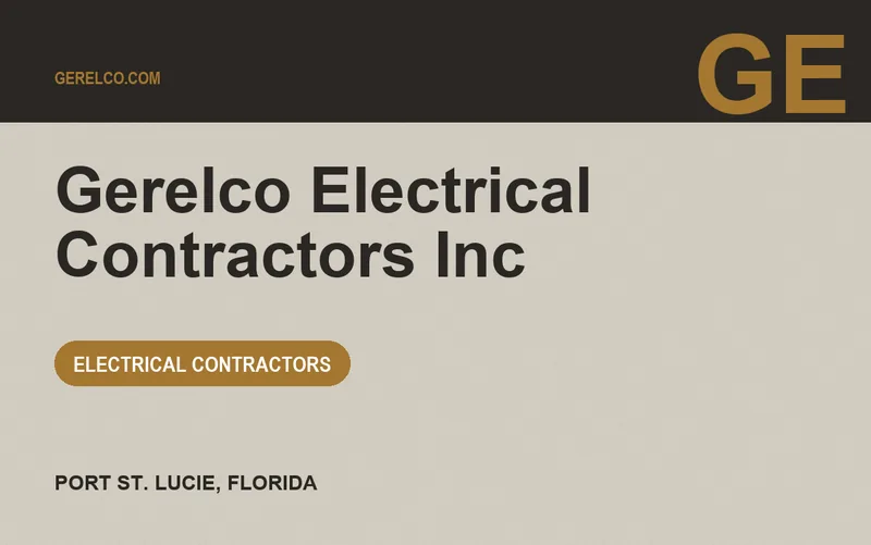 Gerelco Electrical Contractors Inc in Port St. Lucie, Florida